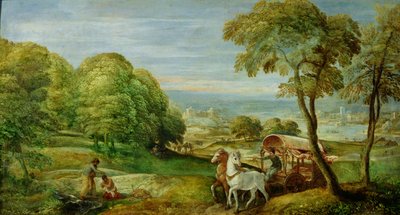 The Baptism of the Ethiopian Eunuch by St. Philip by Lambert Sustris
